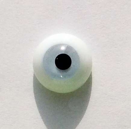 Глаза стеклянные голубые. 10 мм