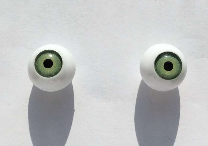Винтажные пластиковые глаза. 12 мм. 