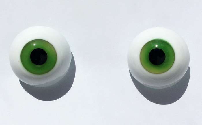 Глазки стеклянные лэмпворк, 30 мм.