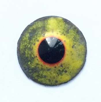 Enamel eyes-buttons. 16 mm.