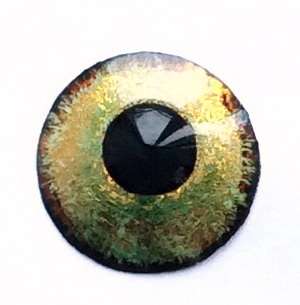 Enamel eyes-buttons. 15.5 mm.