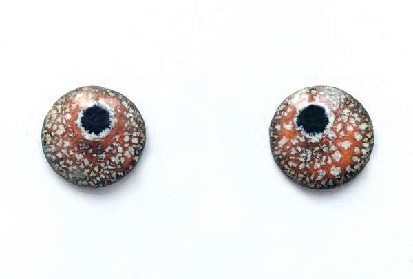 Enamel eyes-buttons. 9 mm.