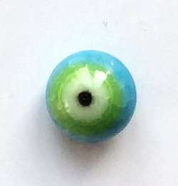 Зеленый на голубом. 6 мм. 315 руб.