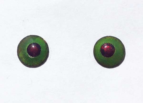 Глаза-пуговки эмалевые. 13 мм. 470 руб.