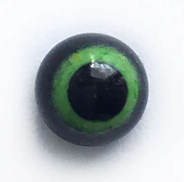 Green on black. 5 mm 2.5 euro