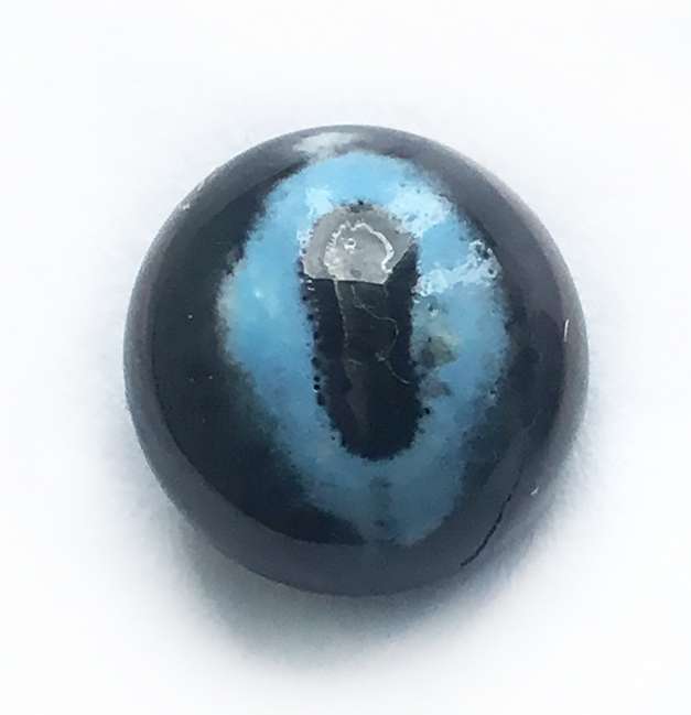 Голубой на черном. 10 мм 360 руб