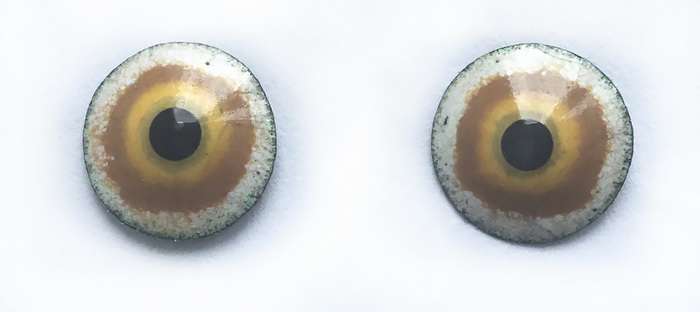Глаза-пуговки эмалевые. 11 мм.470 руб.