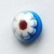 Цветочек на голубом.8 мм
