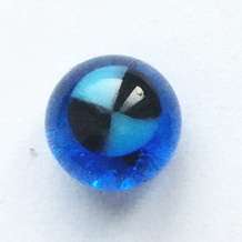 Голубой с черным на синем. 6 мм